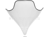 Стекло ветровое для снегохода YAMAHA APEX 2011- (высота 57см, толщина 2мм, МПК) 50-44-459Pc 	8HG-77210-00-00; 8HG-K7210-00-00