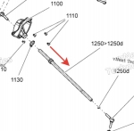 Рулевая тяга снегохода BRP Ski-Doo 850 Summit MXZ Renegade Freeride 506153057  506153057
