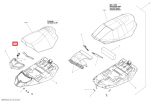 Фиксатор крышки барадачка сиденья Ski-Doo 510005623
