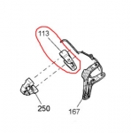 Корпус блока кнопок на руле для снегохода LOGEMENT SUPE. *HOUSING-UPPER  512059969