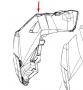 Панель для Ski-Doo Scandic черная 517304328