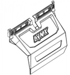 50-20-19-011 Брызговик задний 600 mm черный с креплением для снегоходов Ski-Doo Skandic WT/SWT 520001005/520001409/PZ900 520001004