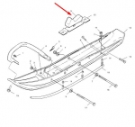 Башмак лыжи снегохода Polaris Widetrak LX 5411094/5412018 5411094
