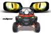 Наклейки на фары Polaris RZR 1000 AMR Racing Eclipse Yellow Nightmare 564561118-EY  564561118-N