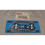 Наклейка 4х4 Yamaha Rhino 5B4-F163G-40-00 5B4-F163G-40-00