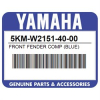 Крылья передние синие Yamaha Grizzly 660 5KM-W2151-40-00 5KM-W2151-40-00
