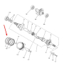 Кольца поршневые Yamaha Grizzly/Kodiak 450 5ND-11603-00-00 5ND-11603-00-00