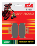 Тормозные колодки SBS, задние Sinter 632SI 632si