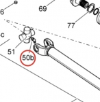 Масленка крестовины кардана квадроцикла BRP Can-Am Maverick Commander 703500815  703500815