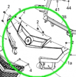 FACIA AVANT    *FRONT FACIA  Пластиковая передняя панель, серая 705002441
