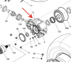 Корпус редуктора заднего левый BRP/Can-Am Outlander 1000 XMR 2013-2014 705501542 705501542