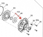 Крышка редуктора для квадроцикла BRP 705502051  705502051