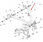 РЫЧАГ ПОДВЕСКИ ПЕРЕДНИЙ ЛЕВЫЙ НИЖНИЙ КВАДРОЦИКЛА BRP CAN-AM OUTLANDER (2019+) 706203228