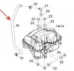 Патрубок корпуса воздушного фильтра Can-Am G1 Outlander / Renegade 11-12 707800428 707800428