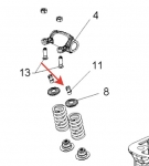 Сухарь клапанов Polaris RZR 1000 /Sportsman 1000/850/570 7081470 7081470