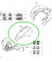 MIDDLE PANEL   *MIDDLE PANEL  Пластиковое переднее крыло, в сборе, т.м. Can-Am Канада 715000756