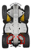 Защита задних рычагов BRP Outlander G2 715001129