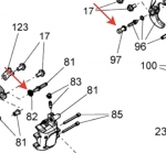 Ремкомплект суппорта BRP COMMANDER/MAVERICK 705601148/715500385 715500385