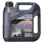 Моторное масло квадроцикла синтетическое 4л 4Т Liqui Moly ATV Motoroil Offroad 10W-40 MA2 7541 7541