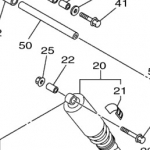 Вал задней подвески Yamaha VK540/VK POF/RS VIKING 83R-47485-00-00 /83R-47485-01-00 /83R-47485-02-00