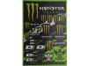 Наклейки универсальные Kawasaki Monster Energy (47 см Х 32 см) 862-90102