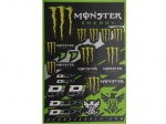 Наклейки универсальные Kawasaki Monster Energy (47 см Х 32 см) 862-90102