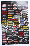 Комплект наклеек MX Logo Decal Sheet 40-90-113 862-90113