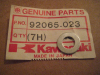 Шайба сливной пробки редуктора квадроцикла Kawasaki 92065-023