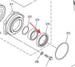 Сальник коленвала Yamaha VK Pro /Nytro /Apex /RS Venture 93102-40023-00 93102-40023-00