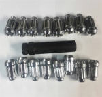 Гайки Alug21BX, комплект 16шт + ключ