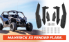 Расширители арок суперширокие Kemimoto для Can Am Maverick X3 B0103-00201 715002973