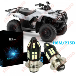 Комплект диодных лампочек Honda TRX, Yamaha Grizzly, Rhino 4KB-84314-01-00 / 4KB-84314-00-00 / H6M LED BA20D BA20D