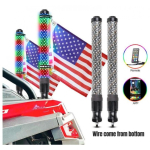 Комплект флагштоков для квадроцикла /UTV /снегохода /авто 60см толщина 5см BZS829F2FTSET BZS829F2FTSET