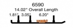 Коньки для снегохода Yamaha Nitro / 8HR-F3731-00-00 / SMA-F3731-30-03 / EYV3-6590 / WYV-6590