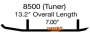 Коньки для снегохода Yamaha APEX / Nitro / Phazer / RS Vector / Venture MP / 8JH-F3731-00-00 / 8JH-F3732-00-00 / EYV3-8500 / WYV-8500