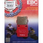 Колодки тормозные усиленные карбоновые Yamaha 5LP-W0046-50-00 /1UY-W0046-00-00 /4WV-W0045-00-00 /5LP-W0045-00-00 Honda 06435-HP7-A01 /06435-HP5-602 Suzuki 59300-42870 /59300-42860 /MP101 /FA084 /FA84TT FA084TT