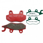 Тормозные колодки карбоновые CanAm Commander, Kawasaki KVF 750/650, Yamaha YFZ 450 EBC FA165TT FA165TT