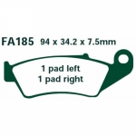 Тормозные колодки квадроцикла Honda TRX 700/450 MT FA185 FA185