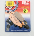 Колодки тормозные Yamaha Grizzly 550 700 EBC FA444SV 