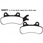 Тормозные колодки передние левые карбон Can-Am Maverick X3 / Defender / Traxter 715900386 OTRSS FA682O FA682O