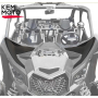 Комплект передних крыльев Can-am Maverick X3, Maverick X3 MAX 705014310, 705014306, 705014302, 705014289 KemmiMoto FE100 FE100