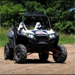Комплект тюнинговых диодных фар для Polaris RZR 900 /RZR 800-S 2011-2014 2411593 /2411854 + 2411855 /2411594 /2410616 /2410615 FL99