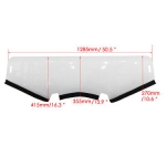 Стекло лобовое 1/2 для Yamaha YXZ1000 FTVWS009