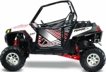 Комплект наклеек на двери Bling Star для Polaris RZR GRFX-2001-BWR