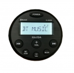 Магнитола влагозащищенная Hasda с bluetooth и aux 4 x 50W H-808N