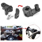 Проставки руля квадроцикла /снегохода 2" 5,06СМ под руль 22 и 28мм универсальные черные HR100 HR100