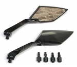 Зеркала заднего вида черные 8mm 10mm правая левая резьба JP-2045-1 SF-036