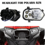 Фары головного света светодиодные Kemimoto (Комплект) для Polaris Sportsman RZR 800S 900 2411593 2411854, 2411594, 2411855, 2410616, 2410615, 2411492, 2411493 lens-rzr900 lens-rzr900b
