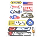 Наклейки универсальные Dcor ( 26.5 х 17 ) RACING.014