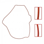 Прокладка коробки передач Sledex SPI для Arctic Cat 600/800/1100, Yamaha 600/1100 SM-03129 3602-079 2602-208, 8JP-G7558-00, 8JP-G7558-01, 8JP-G7558-02